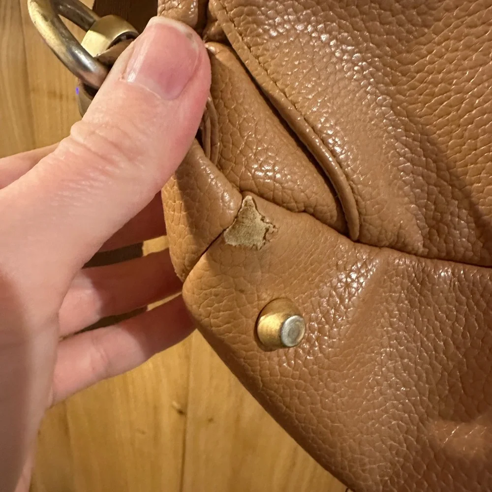 Tan freshly picked diaper bag backpack